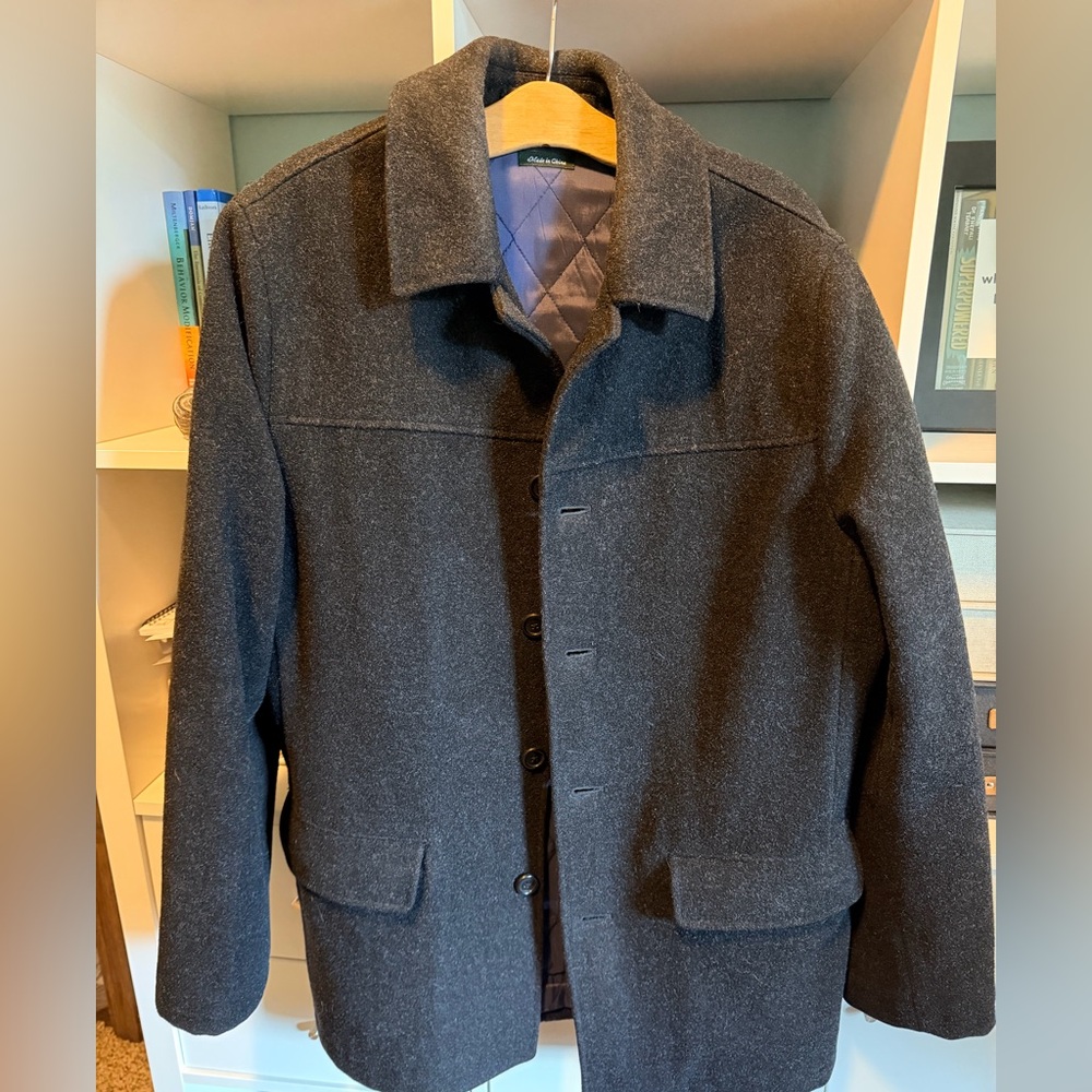 J. Crew Charcoal Pea Coat